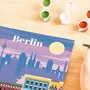 Ravensburger Pintar por Números 25521 para Adultos, Lienzo Berlín 24x30 cm