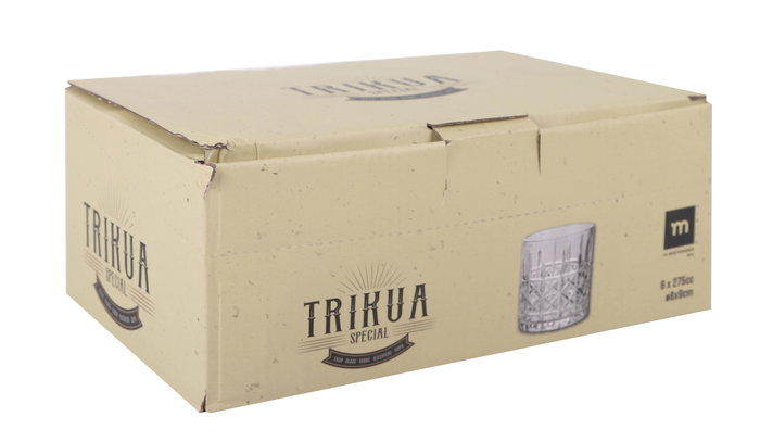 La Mediterranea Vaso Trikua 275 cc Ø8x9 cm (48 Unidades)