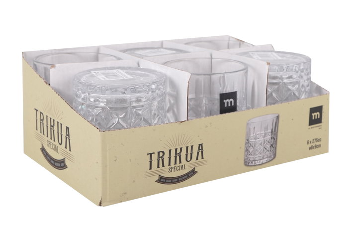 La Mediterranea Vaso Trikua 275 cc Ø8x9 cm (48 Unidades)