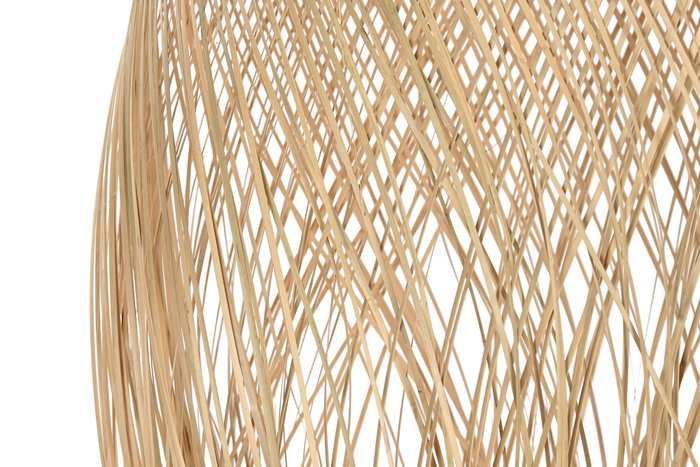 DKD Home Decor Lámpara de Techo de Ratán Hecha a Mano Natural 40x40x70 cm