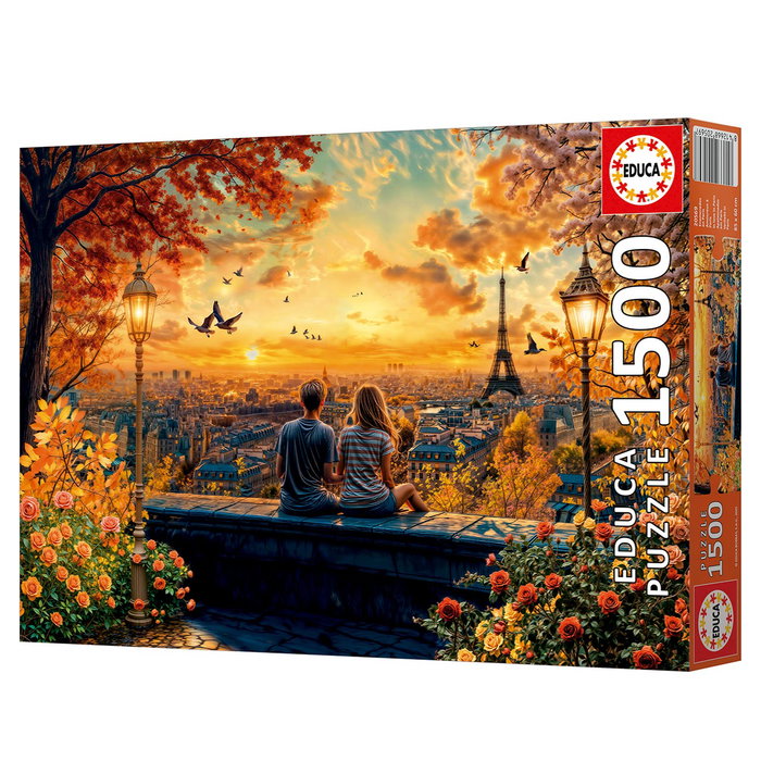 Educa Puzzle Enamorados en París de 1500 piezas