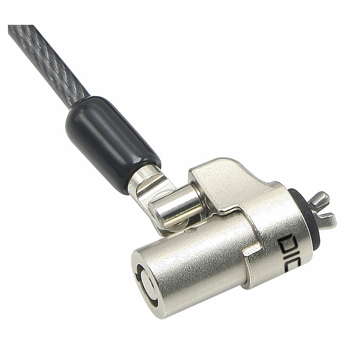 DICOTA D31540 Candado de Seguridad para Portátil con Cable de Llave, 3.2x4.5mm, 2m