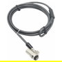 DICOTA D31540 Candado de Seguridad para Portátil con Cable de Llave, 3.2x4.5mm, 2m