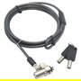 DICOTA D31540 Candado de Seguridad para Portátil con Cable de Llave, 3.2x4.5mm, 2m