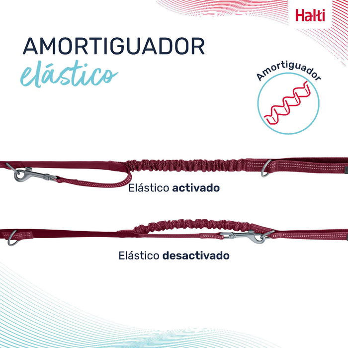 Halti Correa Multiposición Anatomy Burdeos L Perros hasta 55kg Reflectante 2 Metros Halti Correa Multiposición Anatomy Burdeos L Perros hasta 55kg Reflectante 2 Metros