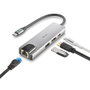 NGS WonderDock Supra Hub USB-C 4 en 1 con HDMI 4K, USB 3.0, USB-C PD 100W y RJ45
