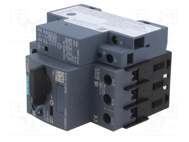 SIEMENS 3RV2 Interruptor motorizado 1,1kW 42A
