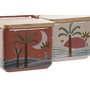 DKD Home Decor Set de 2 Saleros Calima 750ml en Colores Surtidos