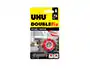 Uhu Cinta Adhesiva Doublefix Invisible Doble Cara Extra Fuerte 1,5 m x 19 mm, para Montar y Fijar Objetos Permanentes en Interiores y Exteriores
