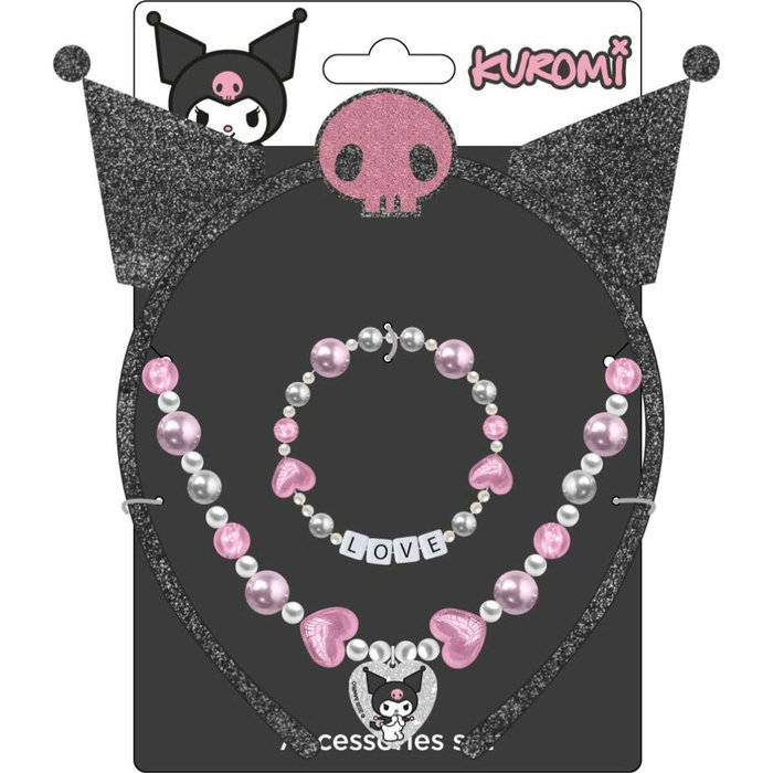 Cerdá Bisutería Pack 3 Piezas Hello Kitty Black