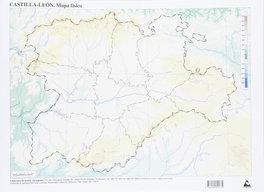 CUMIO Paquete de 50 mapas mudos físicos de Castilla-León