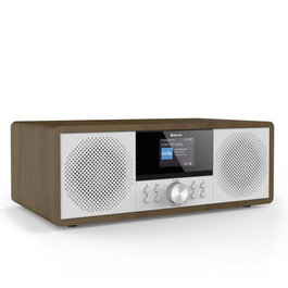 Denver MIR-270DW Radio por Internet con DAB+, FM y Bluetooth en Madera Marrón
