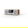 Denver MIR-270DW Radio Internet con Sintonizador Analógico, DAB+, FM, 20 W RMS, Pantalla 6.1 cm, Bluetooth, USB, Madera