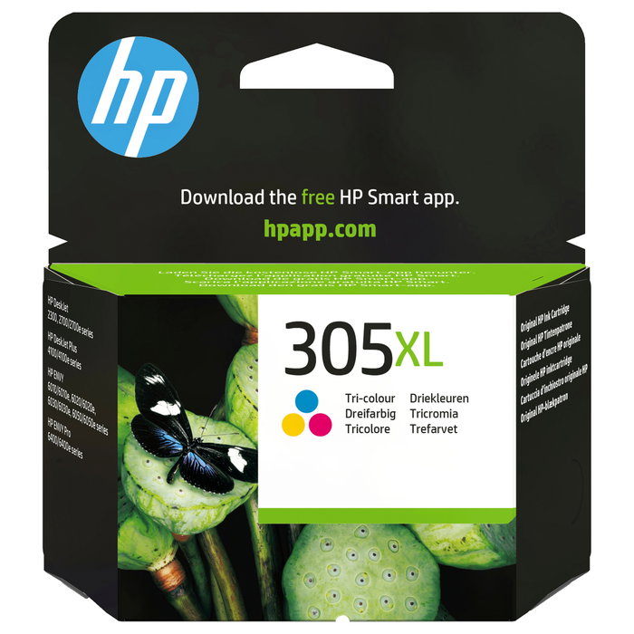 HP Cartucho de tinta Original 305XL Tricolor de Alta Capacidad HP Cartucho de tinta Original 305XL Tricolor de Alta Capacidad