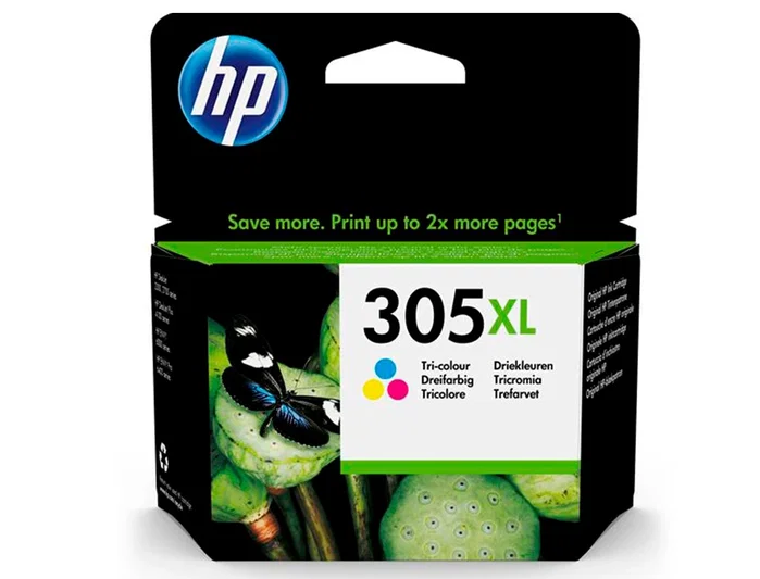HP Cartucho de tinta Original 305XL Tricolor de Alta Capacidad HP Cartucho de tinta Original 305XL Tricolor de Alta Capacidad