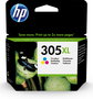 HP Cartucho de tinta Original 305XL Tricolor de Alta Capacidad