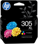 HP Cartucho de tinta 305XL tricolor de alta capacidad