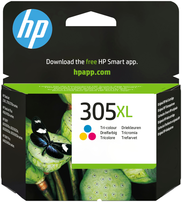 HP Cartucho de tinta Original 305XL Tricolor de Alta Capacidad HP Cartucho de tinta Original 305XL Tricolor de Alta Capacidad