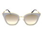 Jimmy Choo LORY-S-492M2FQ Gafas de sol para mujer con cristal gris y detalles dorados