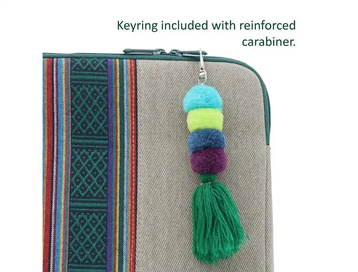 Funda para portátil Vam Vam Casablanca 12 pulgadas, protección acolchada y diseño artístico