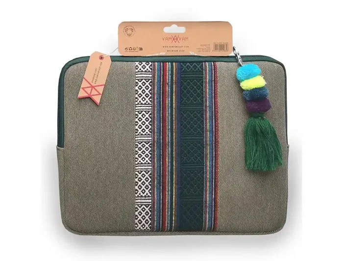 Funda para portátil Vam Vam Casablanca 12 pulgadas, protección acolchada y diseño artístico