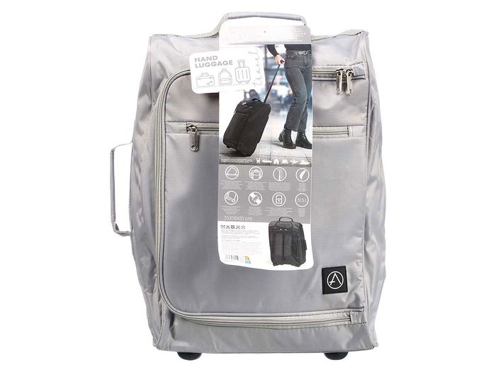 Arte Regal Mochila Trolley Cabina Gris 35x51x18cm (Set de 6)