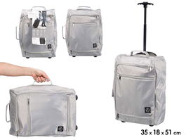 Arte Regal Mochila Trolley Cabina Gris 35x51x18cm (Set de 6)