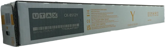 Utax Tóner CK-8512Y amarillo 15000 páginas (1T02RLAUT1) Utax Tóner CK-8512Y amarillo 15000 páginas (1T02RLAUT1)