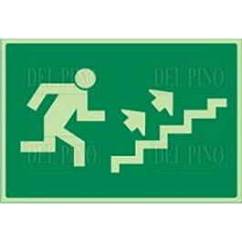 DUVER Señal 969 Plast.297X210 ''Escalera'' Lum. Escalera (Dcha Arriba)