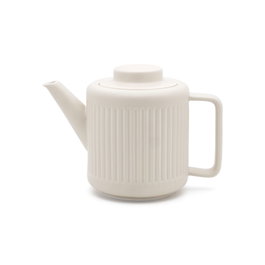 Bredemeijer Tetera Skagen blanca 1,2l con filtro de acero inoxidable