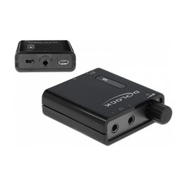 DeLOCK 64056 Amplificador de auriculares estéreo portátil con refuerzo de graves