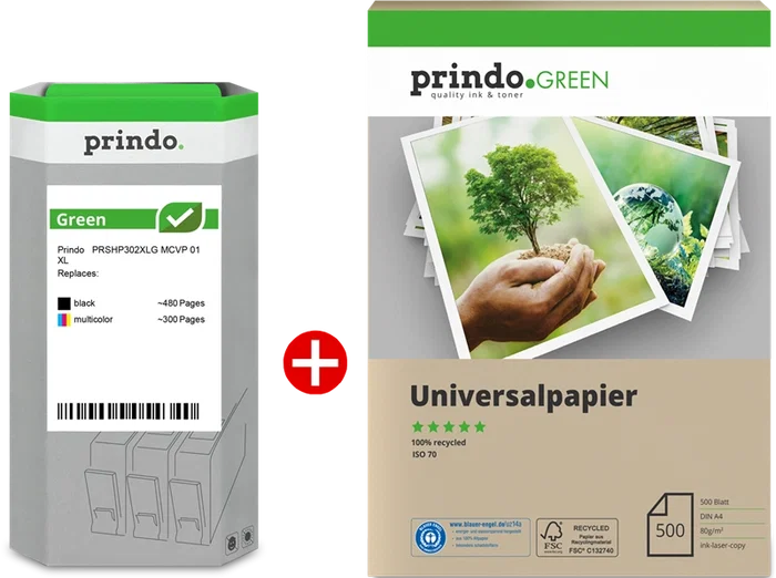 Prindo Green XL Value Pack Negro / Varios Colores / Blanco Ahumado