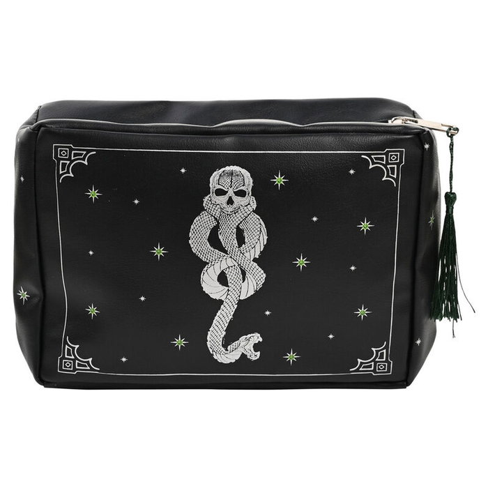 WIDDOP & CO Neceser Harry Potter - Dark Arts, Fabricado con Tejidos de Alta Calidad, Auténticos Adornos, Durable, Encantador y Funcional para Fans