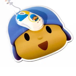 Pocoyo Kit Ratón Óptico USB con Alfombrilla - Ratón de ordenador para niños