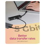 ICY BOX IB-HUB1439 Hub USB 3.2 Gen 1 con Gigabit Ethernet RJ45 Negro