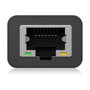 ICY BOX IB-HUB1439 Hub USB 3.2 Gen 1 con Gigabit Ethernet RJ45 Negro