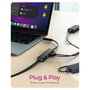 ICY BOX IB-HUB1439 Hub USB 3.2 Gen 1 con Gigabit Ethernet RJ45 Negro