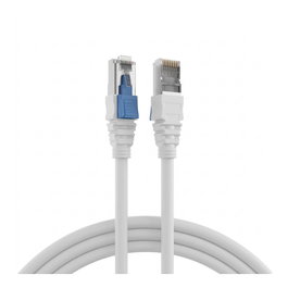EFB Elektronik Cable de parcheo Cat.6A S/FTP RJ45 de 3m, Blanco