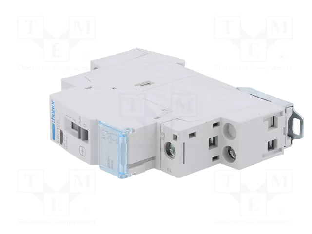HAGER Contactor ERC125 de 1 polo, 25A, 230VAC
