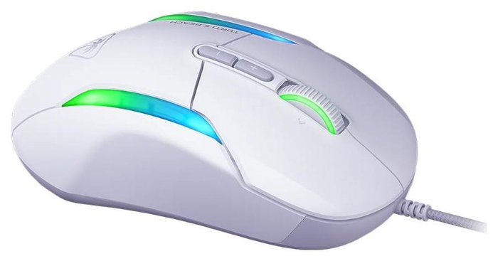 Turtle Beach Kone II Ratón para Juegos Ergonómico, Blanco Turtle Beach Kone II Ratón para Juegos Ergonómico, Blanco