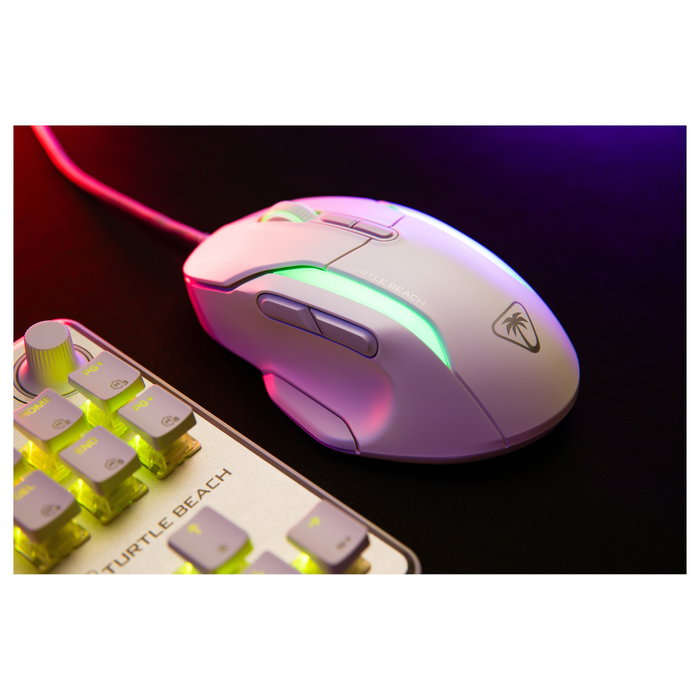 Turtle Beach Kone II Ratón para Juegos Ergonómico, Blanco Turtle Beach Kone II Ratón para Juegos Ergonómico, Blanco