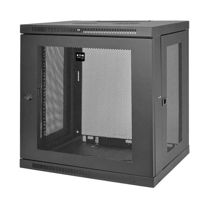 Tripp Lite SRW12U Gabinete Rack 12U para Pared, Bastidor de 19" Negro, Carga 91 kg, Con Cerradura, para Switch y Equipo de Red