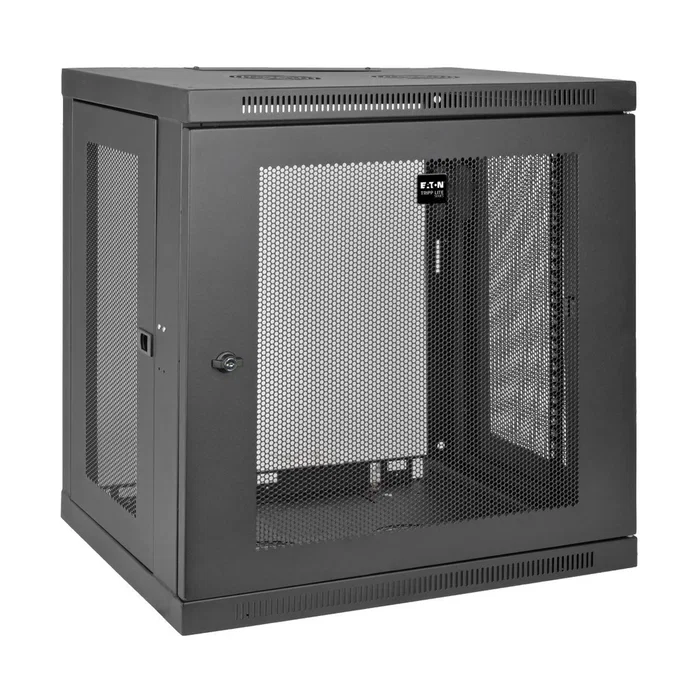 Tripp Lite SRW12U Gabinete Rack 12U para Pared, Bastidor de 19" Negro, Carga 91 kg, Con Cerradura, para Switch y Equipo de Red