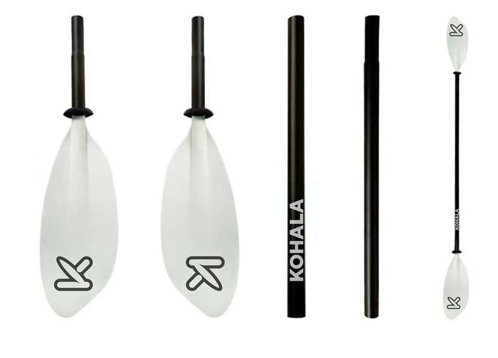 Ociotrends Remo Kayak Aluminio 3 Partes 20 Pulgadas