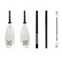 Ociotrends Remo de aluminio para kayak de 3 piezas
