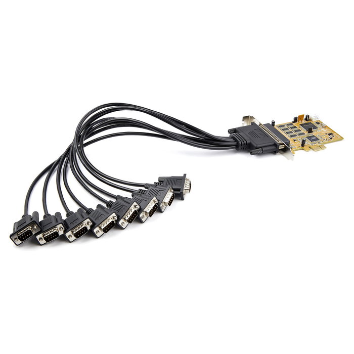 StarTech Tarjeta PCI Express Serie con 8 Puertos RS