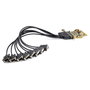 StarTech Tarjeta PCI Express Serie con 8 Puertos RS