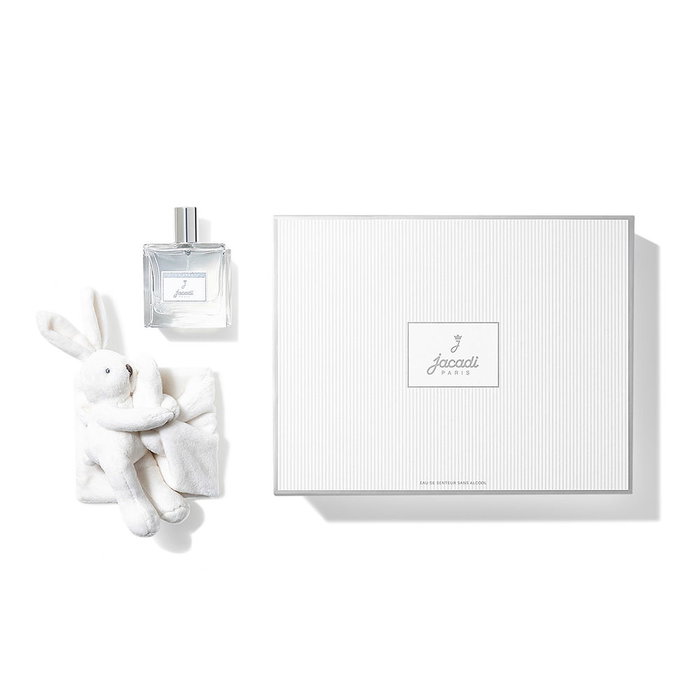 Jacadi LE BÉBÉ Estuche Eau de Cologne sin alcohol 100ml + Peluche Rabbit Jacadi 1 pieza
