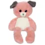 Gipsy Toys Peluche Perro Leggies GIP3268060718144 Rosa y Gris 48 cm