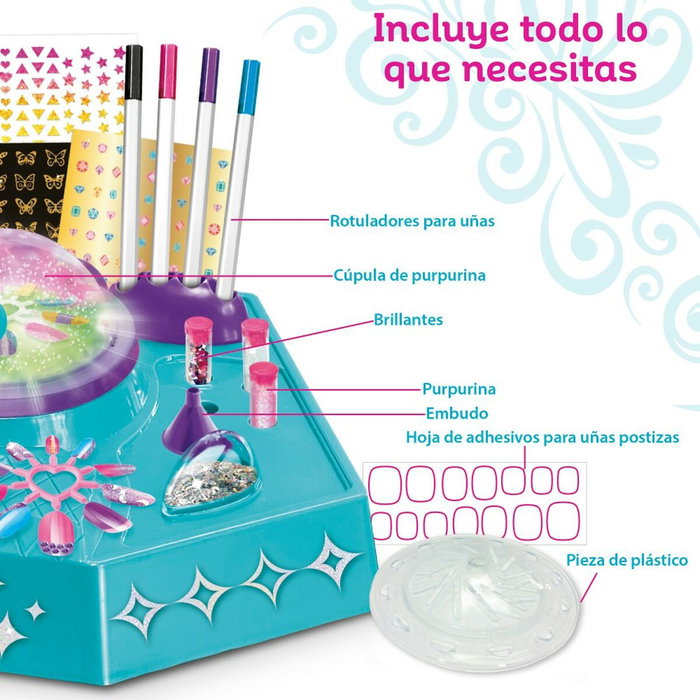 Set de Manicura Cra-Z-Art Shimmer 'n Sparkle 36 x 11 x 27 cm 4 Unidades Infantil